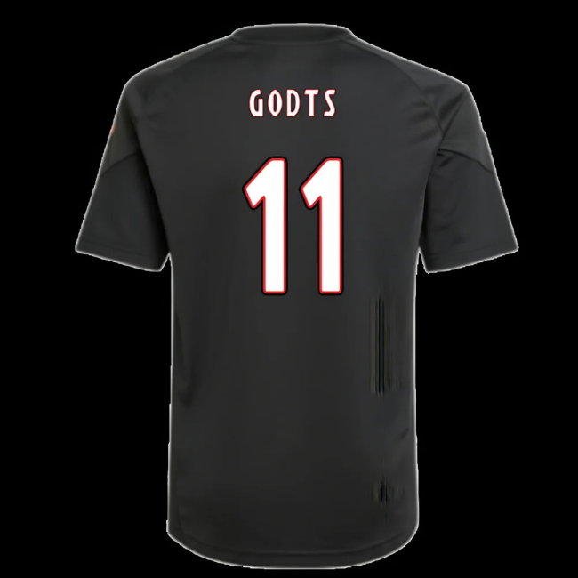 2025-2026 Ajax Training Shirt (Black) - Kids (Godts 11)-SoccerKits Hub | Buy Soccer Jerseys Online